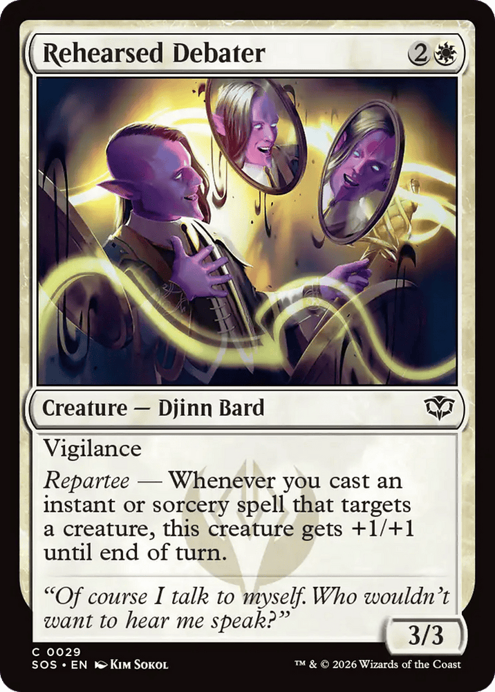 Rehearsed Debater [Secrets of Strixhaven]
