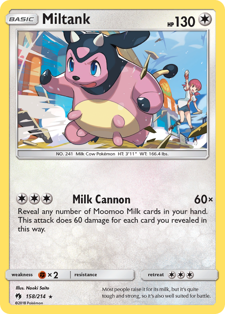 Miltank (158/214) [Sun & Moon: Lost Thunder] Pokémon