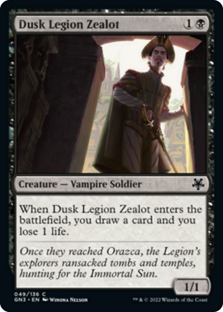 Dusk Legion Zealot [Game Night: Free-for-All] Magic: The Gathering
