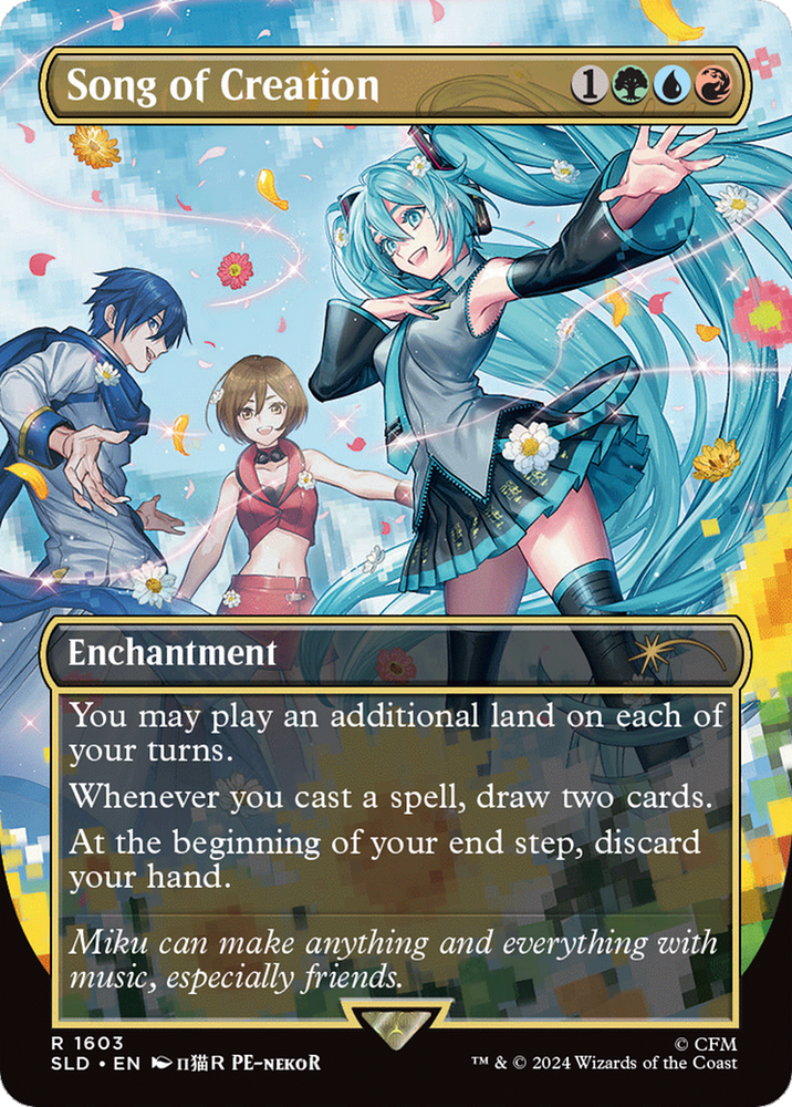 Song of Creation (Rainbow Foil) [Secret Lair Drop Series] Magic: The Gathering