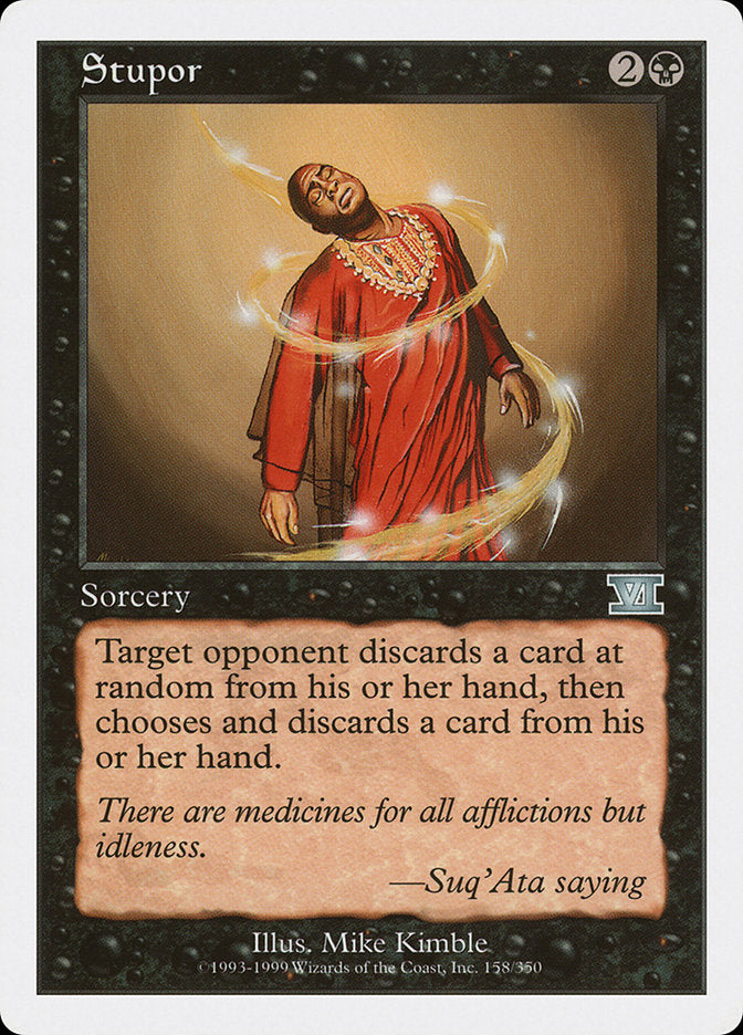 Stupor [Classic Sixth Edition] Magic: The Gathering