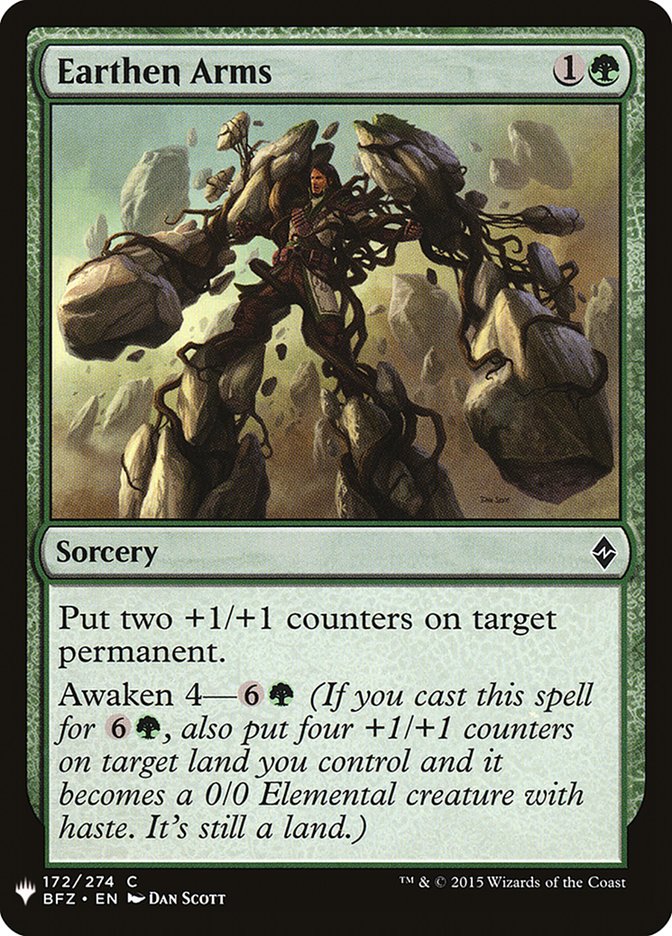 Earthen Arms [Mystery Booster] Magic: The Gathering