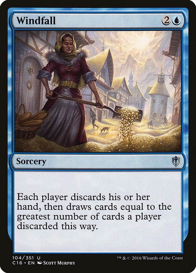 Windfall [Commander 2016] Magic: The Gathering