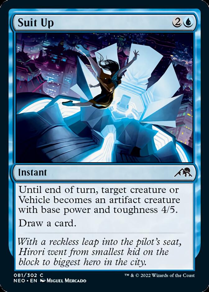 Suit Up [Kamigawa: Neon Dynasty] Magic: The Gathering