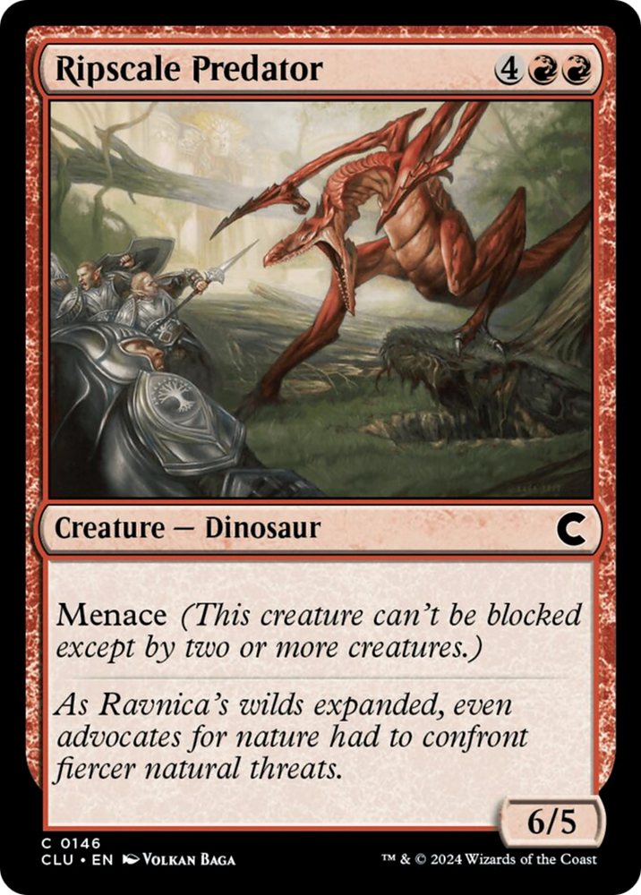 Ripscale Predator [Ravnica: Clue Edition] Magic: The Gathering