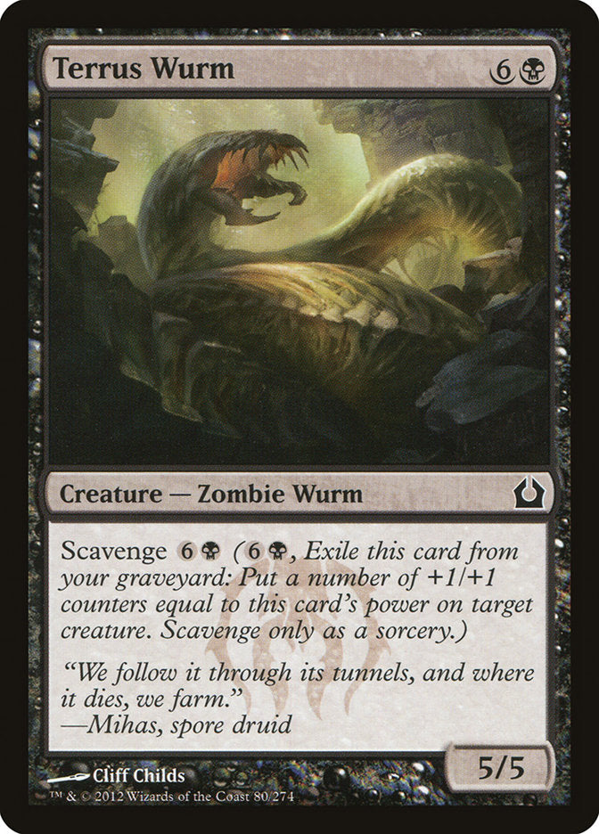 Terrus Wurm [Return to Ravnica] Magic: The Gathering