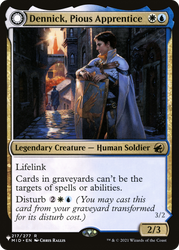 Dennick, Pious Apprentice // Dennick, Pious Apparition [Secret Lair: From Cute to Brute] Magic: The Gathering