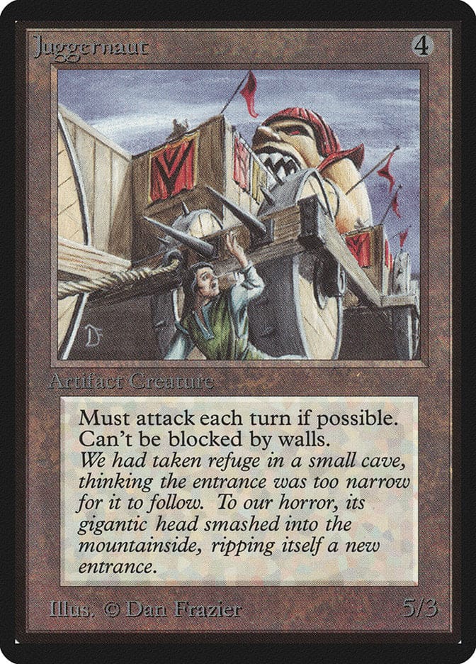 Juggernaut [Beta Edition] Magic: The Gathering