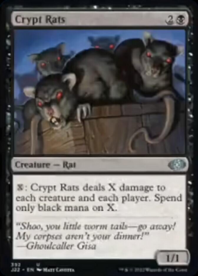 Crypt Rats [Jumpstart 2022] Magic: The Gathering
