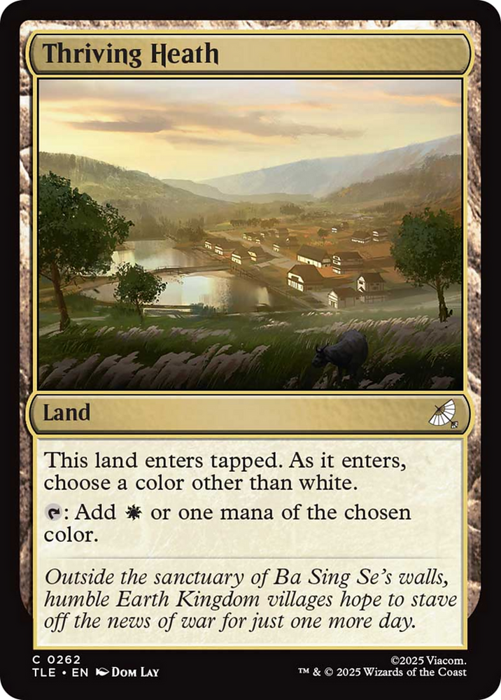 Thriving Heath [Avatar: The Last Airbender: Eternal-Legal] Magic: The Gathering