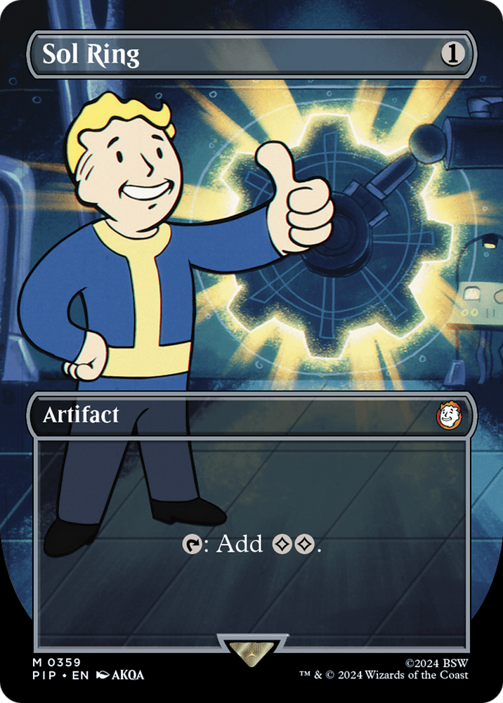 Sol Ring (Borderless) [Fallout] Magic: The Gathering