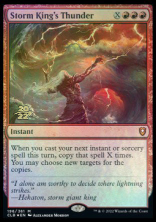 Storm King's Thunder [Commander Legends: Battle for Baldur's Gate Prerelease Promos] Magic: The Gathering