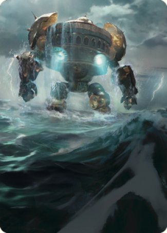 Island Art Card [The Brothers' War Art Series] Magic: The Gathering