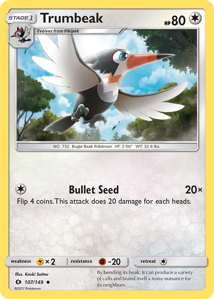Trumbeak (107/149) [Sun & Moon: Base Set] Pokémon