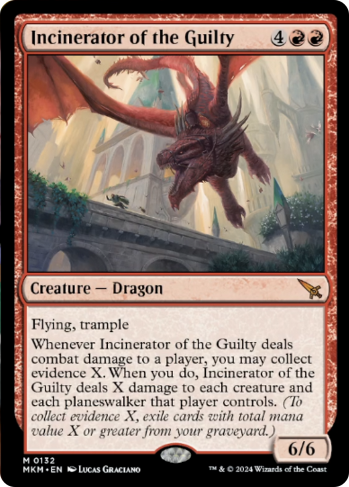 Incinerator of the Guilty [Murders at Karlov Manor] Magic: The Gathering