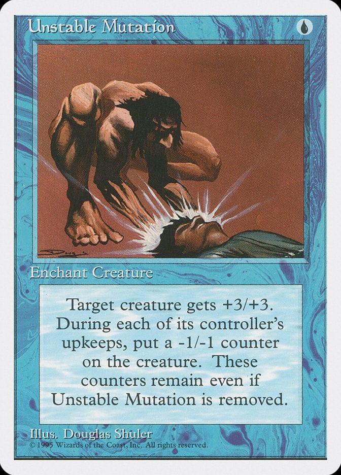 Unstable Mutation [Fourth Edition] Magic: The Gathering