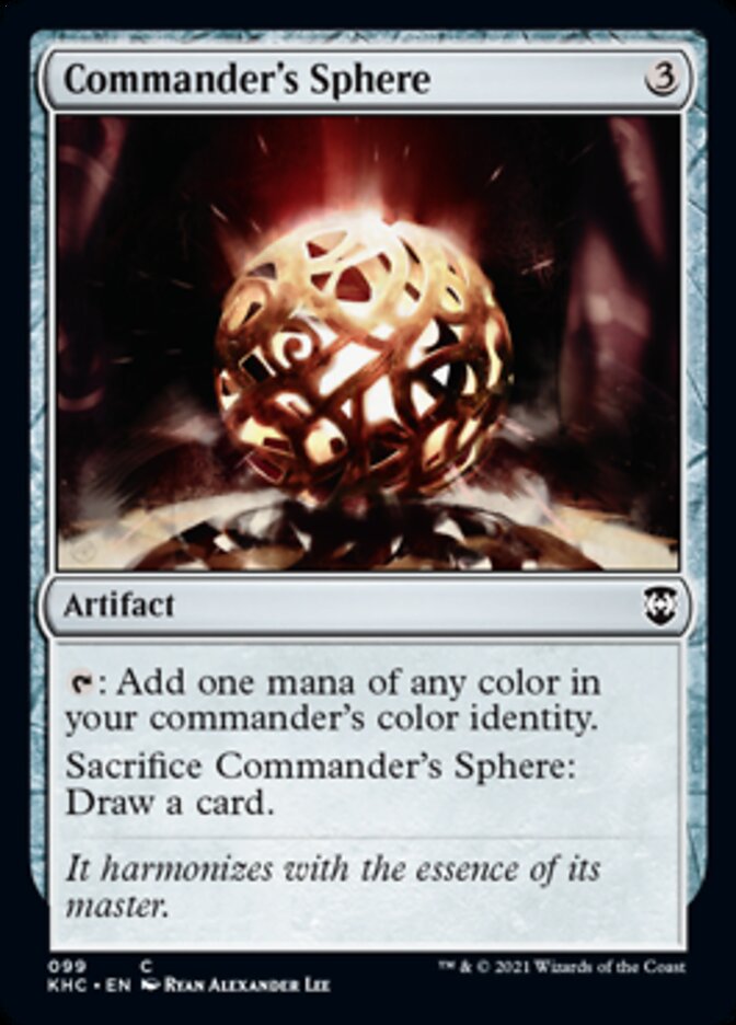 Commander's Sphere [Kaldheim Commander] Magic: The Gathering