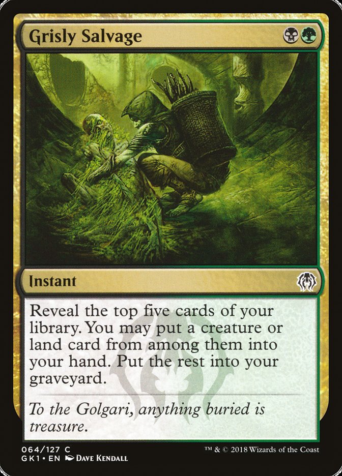 Grisly Salvage [Guilds of Ravnica Guild Kit] Magic: The Gathering