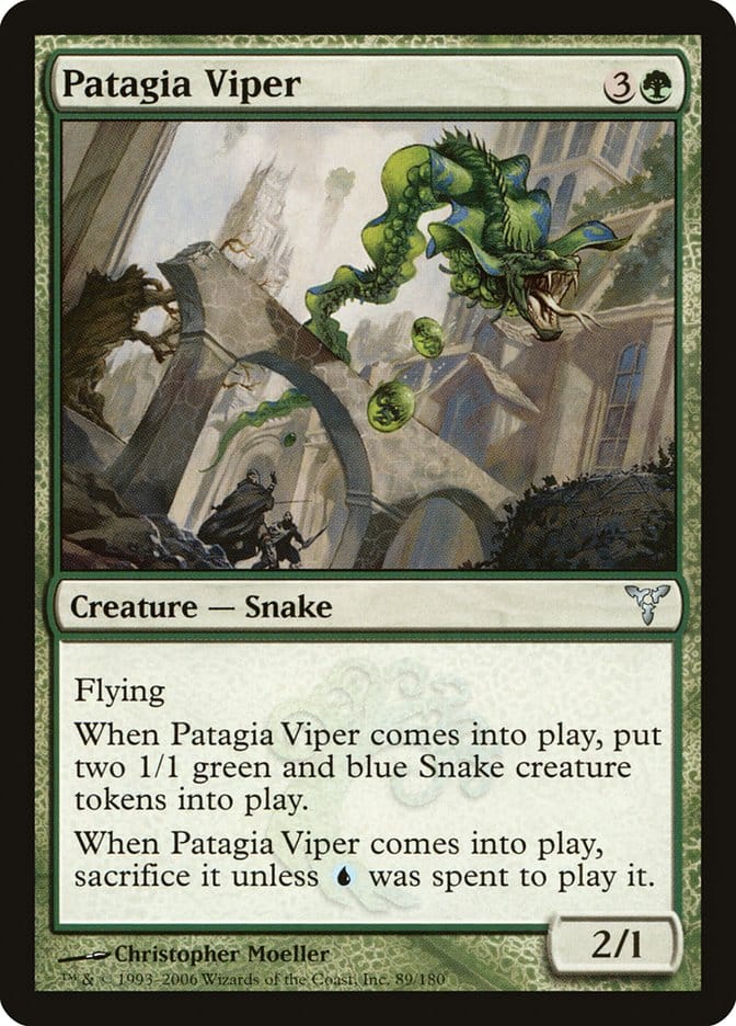 Patagia Viper [Dissension] Magic: The Gathering