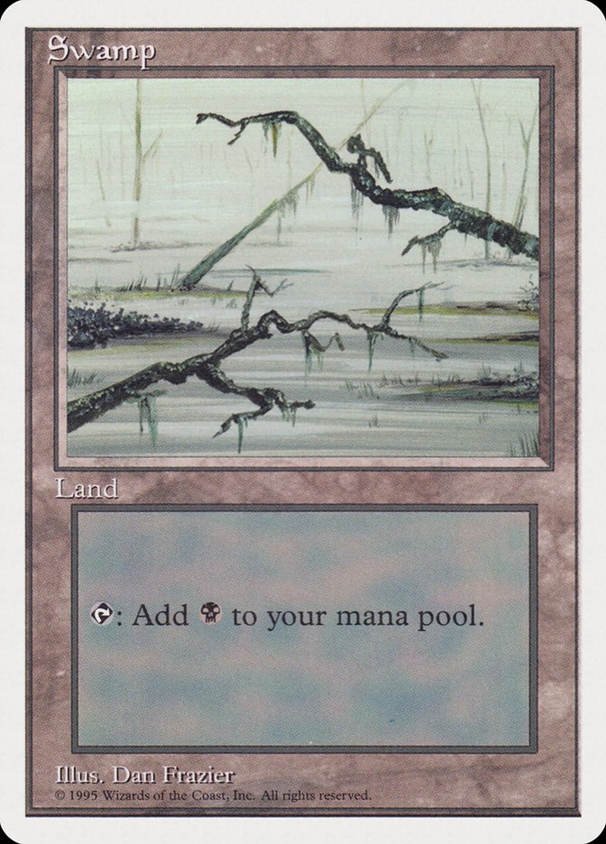 Swamp (Gray Water, Light Fog) [Rivals Quick Start Set] Magic: The Gathering