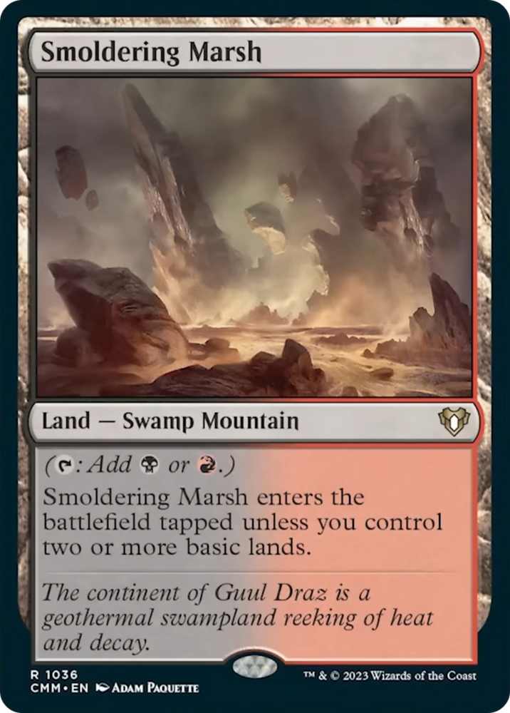 Smoldering Marsh [Commander Masters] Magic: The Gathering