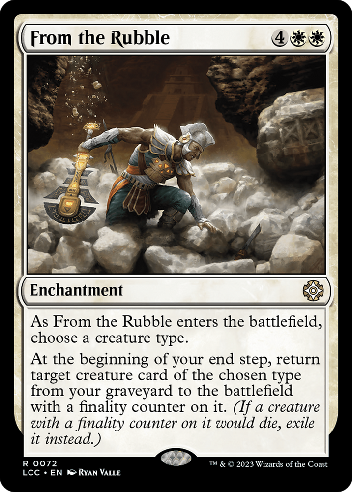 From the Rubble [The Lost Caverns of Ixalan Commander] Magic: The Gathering