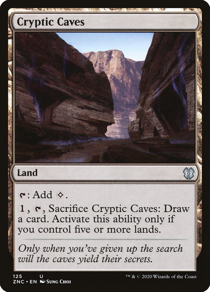 Cryptic Caves [Zendikar Rising Commander] Magic: The Gathering