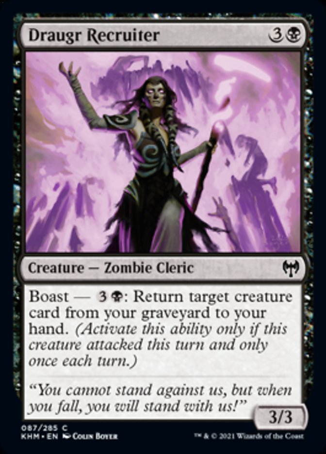 Draugr Recruiter [Kaldheim] Magic: The Gathering