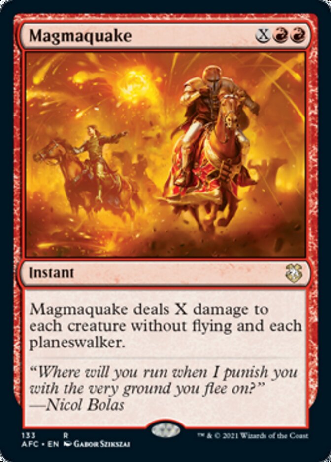 Magmaquake [Dungeons & Dragons: Adventures in the Forgotten Realms Commander] Magic: The Gathering