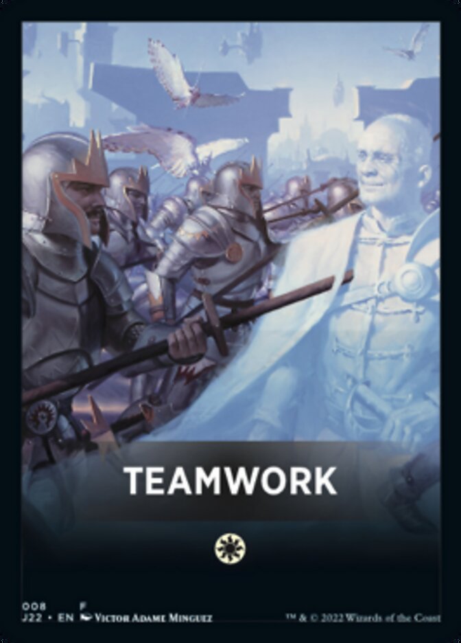 Teamwork Theme Card [Jumpstart 2022 Front Cards] Magic: The Gathering