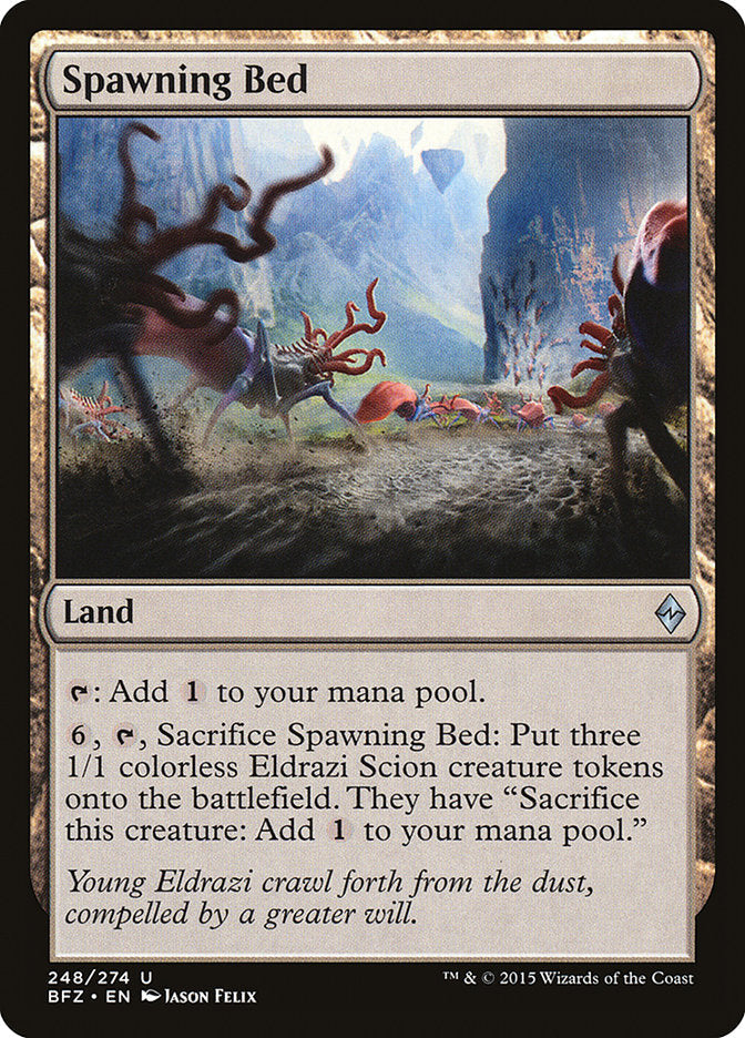 Spawning Bed [Battle for Zendikar] Magic: The Gathering