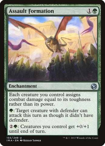 Assault Formation [Iconic Masters] Magic: The Gathering