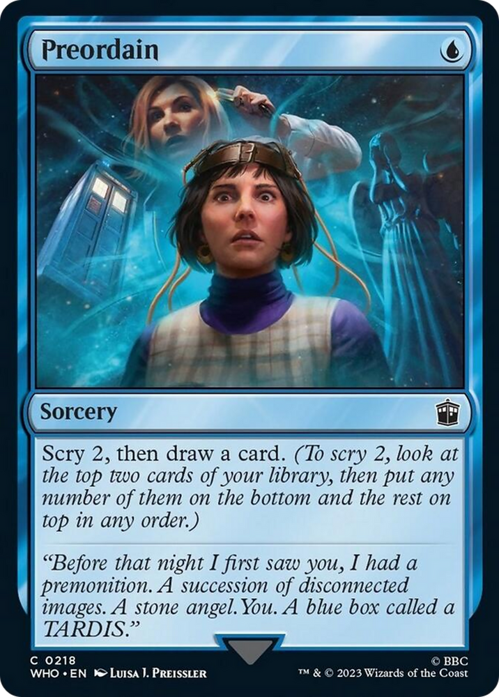 Preordain [Doctor Who] Magic: The Gathering