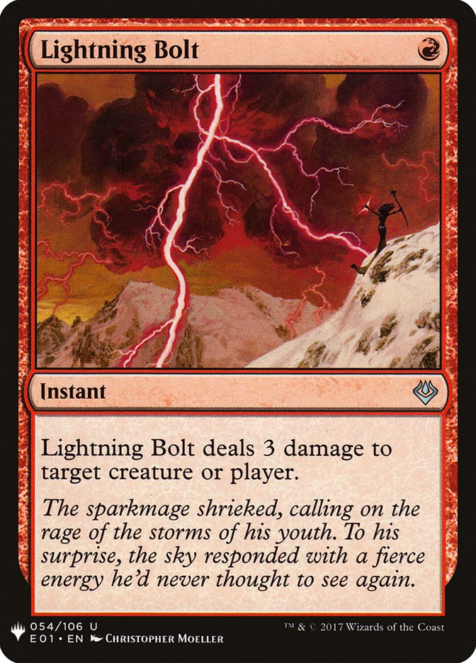 Lightning Bolt [Mystery Booster] Magic: The Gathering