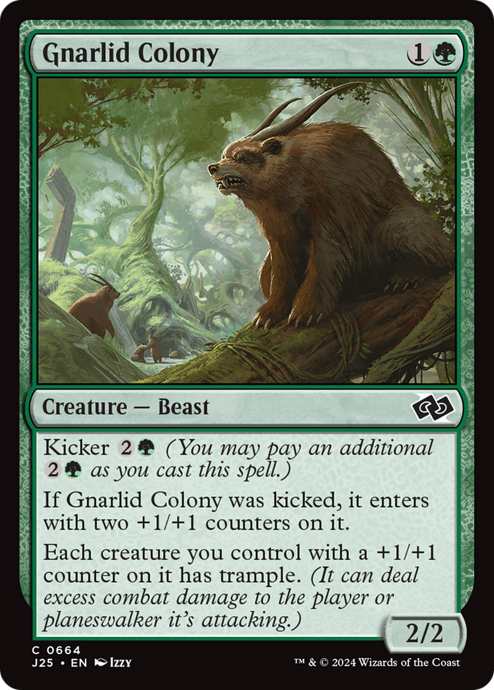 Gnarlid Colony [Foundations Jumpstart] Magic: The Gathering