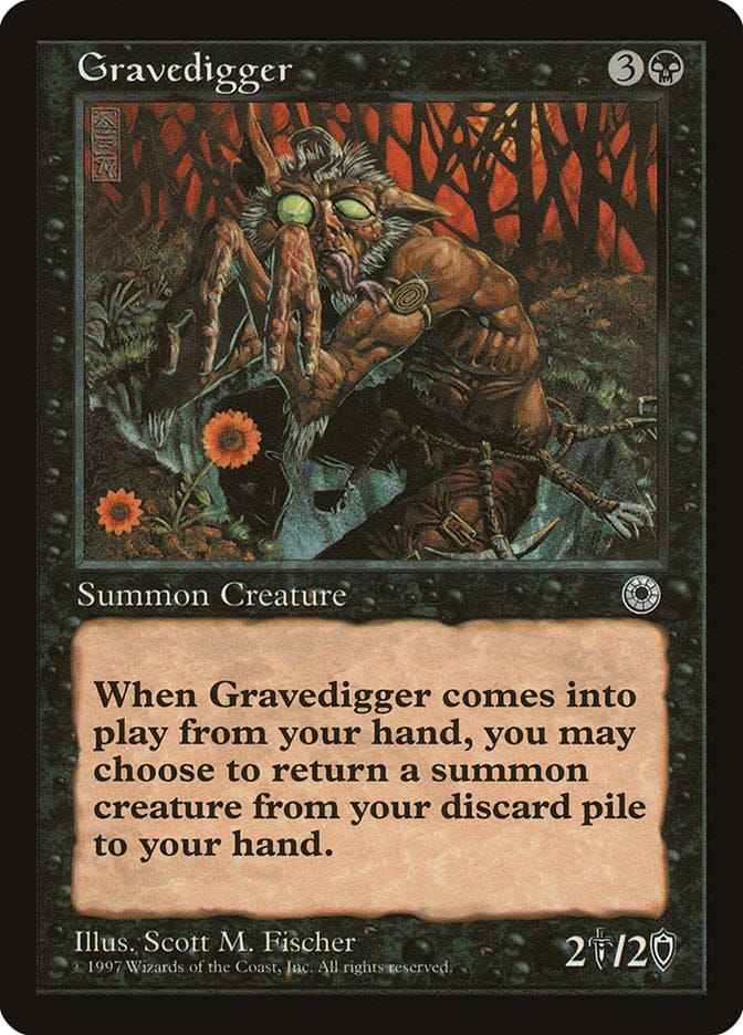 Gravedigger [Portal] Magic: The Gathering