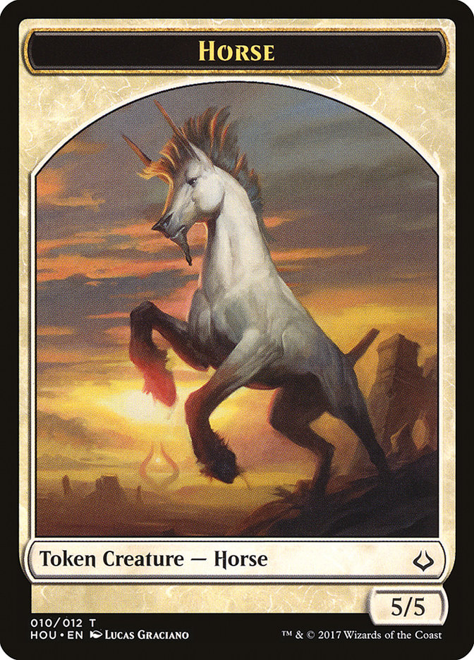 Horse Token [Hour of Devastation Tokens] Magic: The Gathering