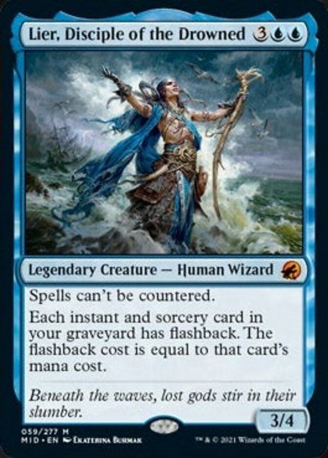 Lier, Disciple of the Drowned [Innistrad: Midnight Hunt] Magic: The Gathering