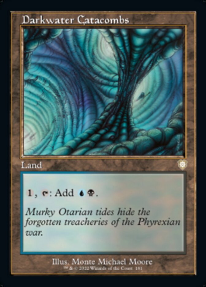 Darkwater Catacombs (Retro) [The Brothers' War Commander] Magic: The Gathering