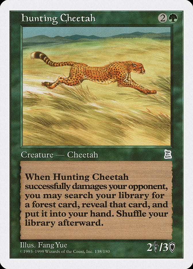 Hunting Cheetah [Portal Three Kingdoms] Magic: The Gathering