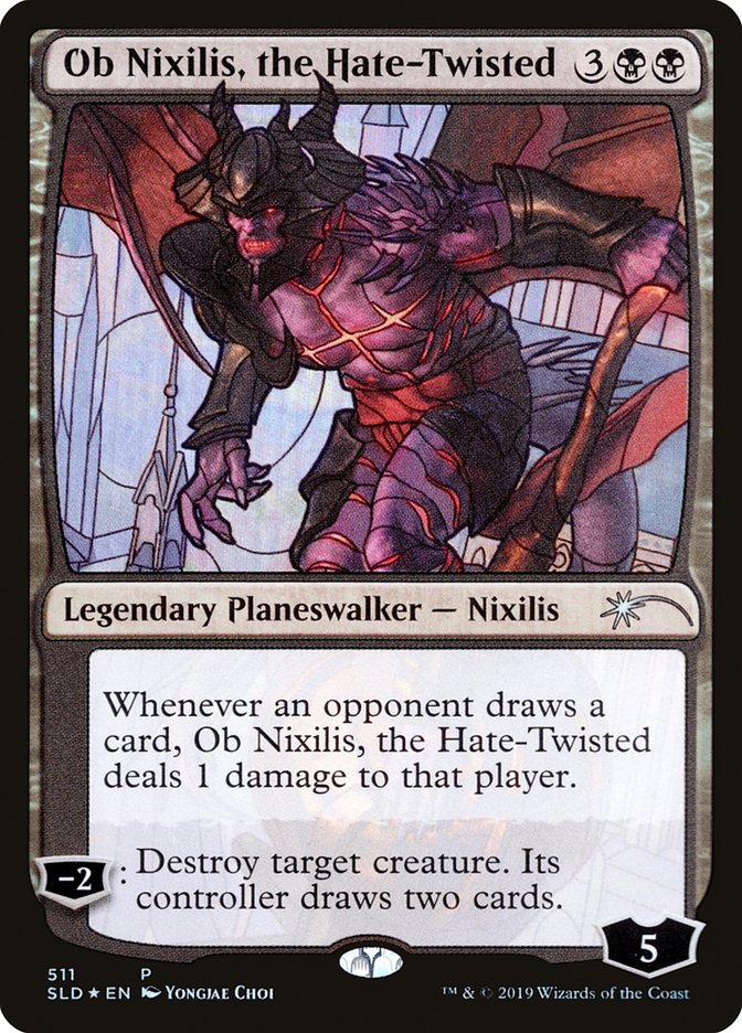 Ob Nixilis, the Hate-Twisted (Stained Glass) [Secret Lair Drop Promos] Magic: The Gathering