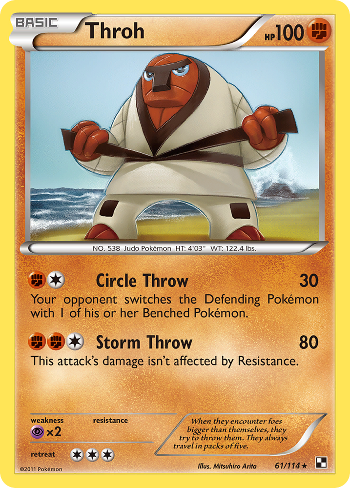 Throh (61/114) [Black & White: Base Set] Pokémon