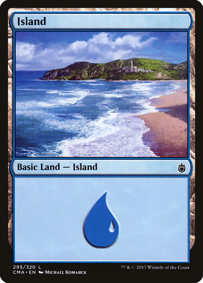 Island (295) [Commander Anthology] Magic: The Gathering