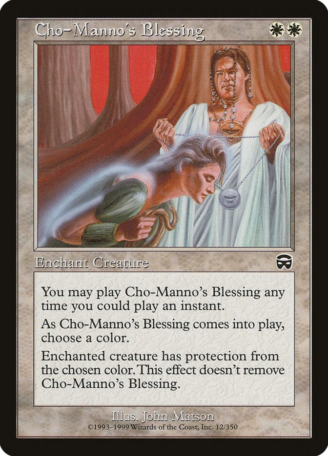 Cho-Manno's Blessing [Mercadian Masques] Magic: The Gathering