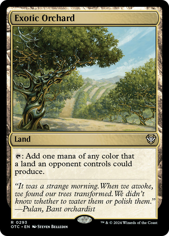 Exotic Orchard [Outlaws of Thunder Junction Commander] Magic: The Gathering