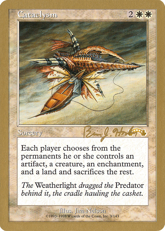 Cataclysm (Brian Hacker) [World Championship Decks 1998] Magic: The Gathering