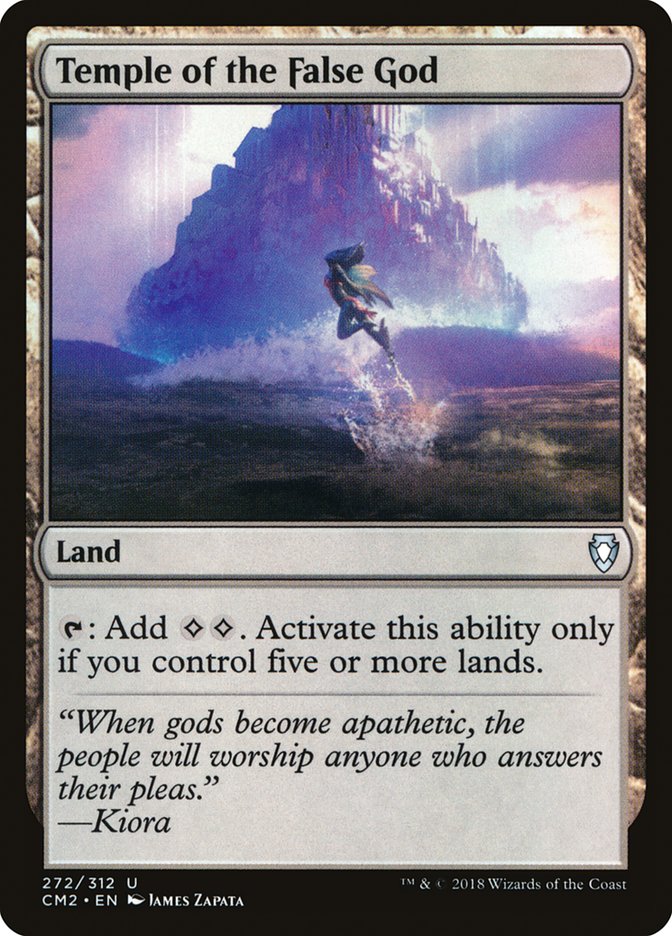 Temple of the False God (272/312) [Commander Anthology Volume II] Magic: The Gathering