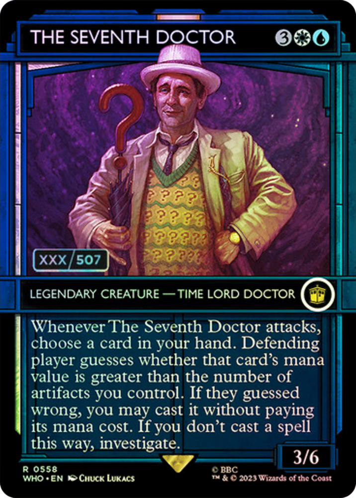 The Seventh Doctor (Serial Numbered) [Doctor Who] Magic: The Gathering