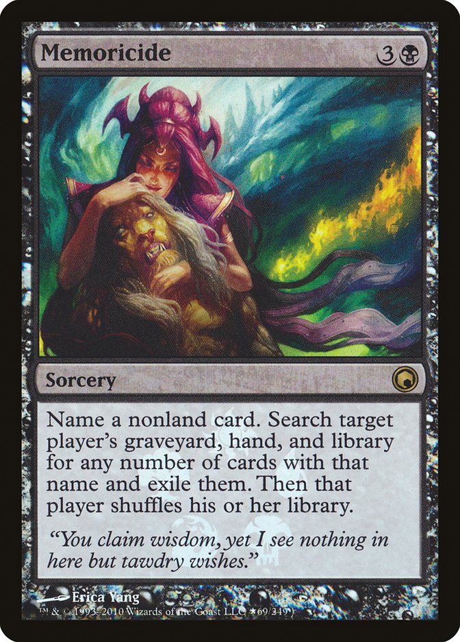 Memoricide (Buy-A-Box) [Scars of Mirrodin Promos] Magic: The Gathering