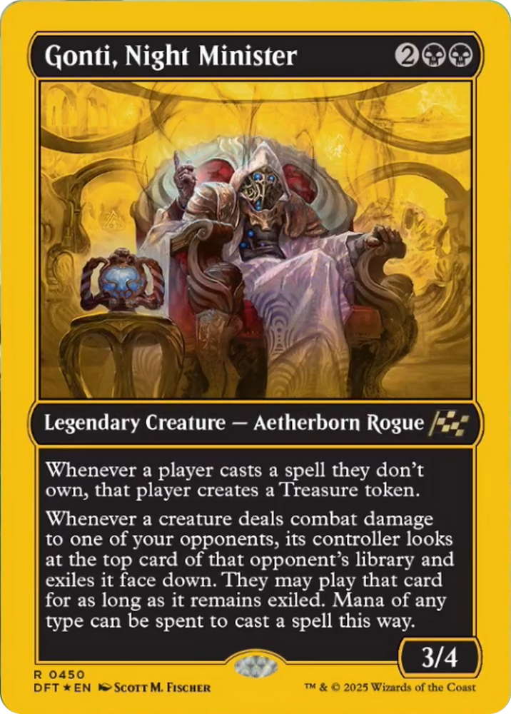 Gonti, Night Minister (First-Place Foil) [Aetherdrift] Magic: The Gathering